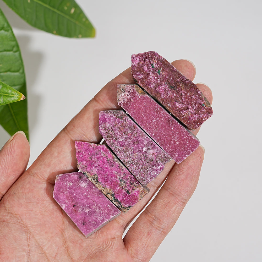 Natural Crystal Cobalt Calcite Freeform