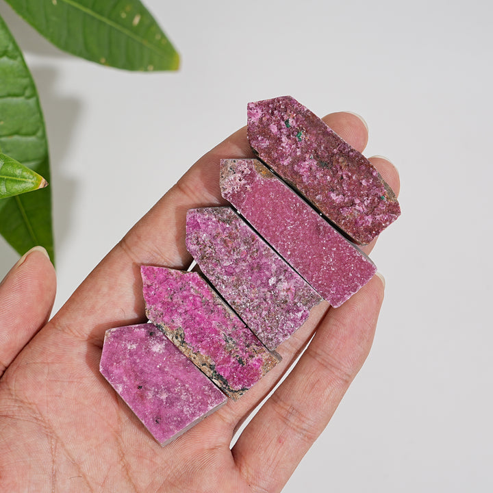 Natural Crystal Cobalt Calcite Freeform