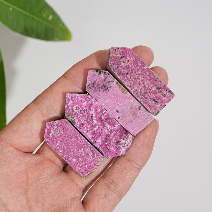 Natural Crystal Cobalt Calcite Freeform