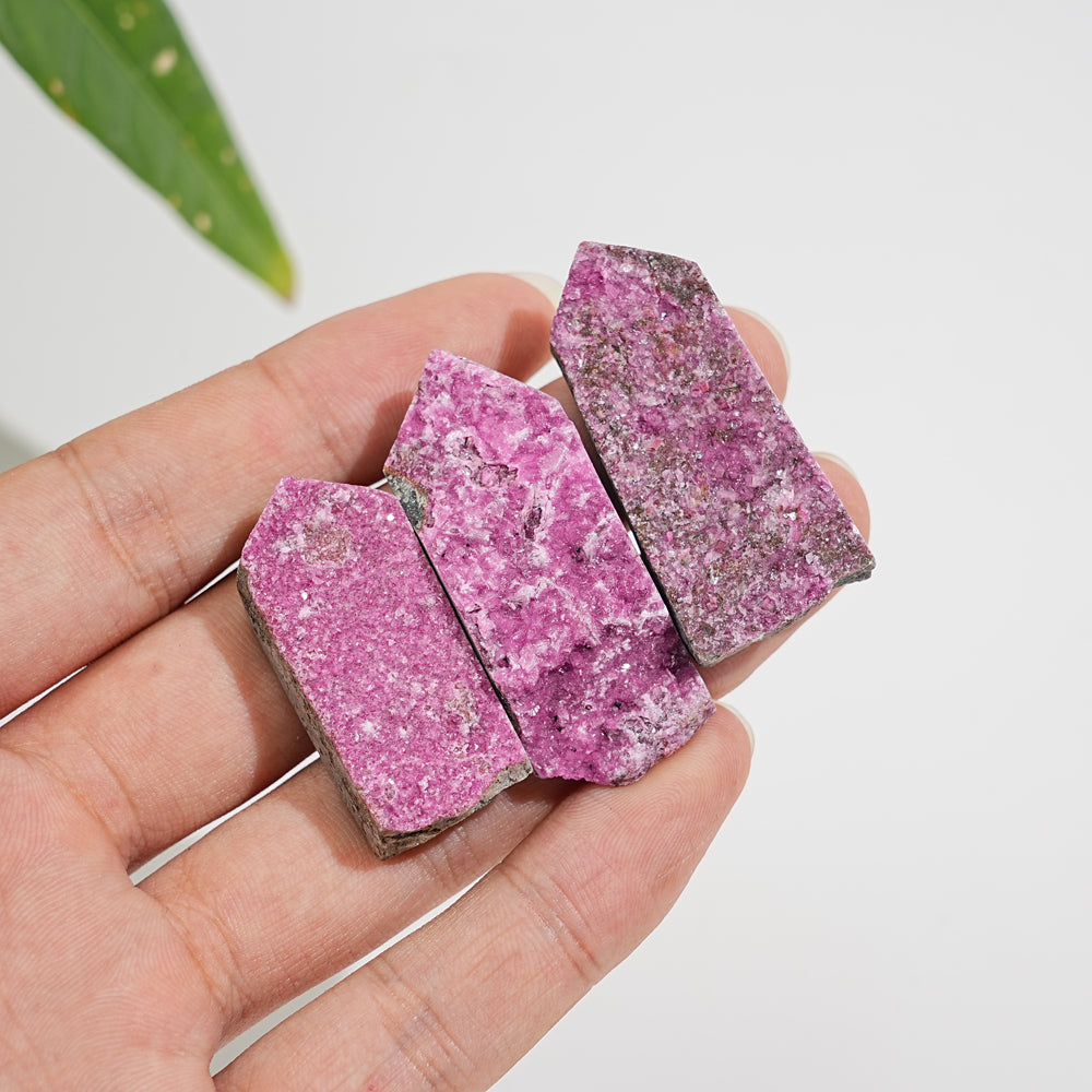 Natural Crystal Cobalt Calcite Freeform