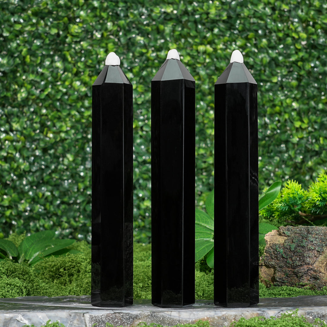 Natural Crystal Carving Obsidian Point