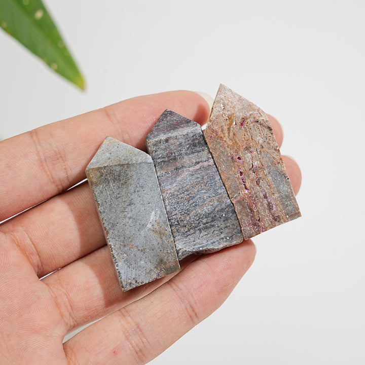 Natural Crystal Cobalt Calcite Freeform