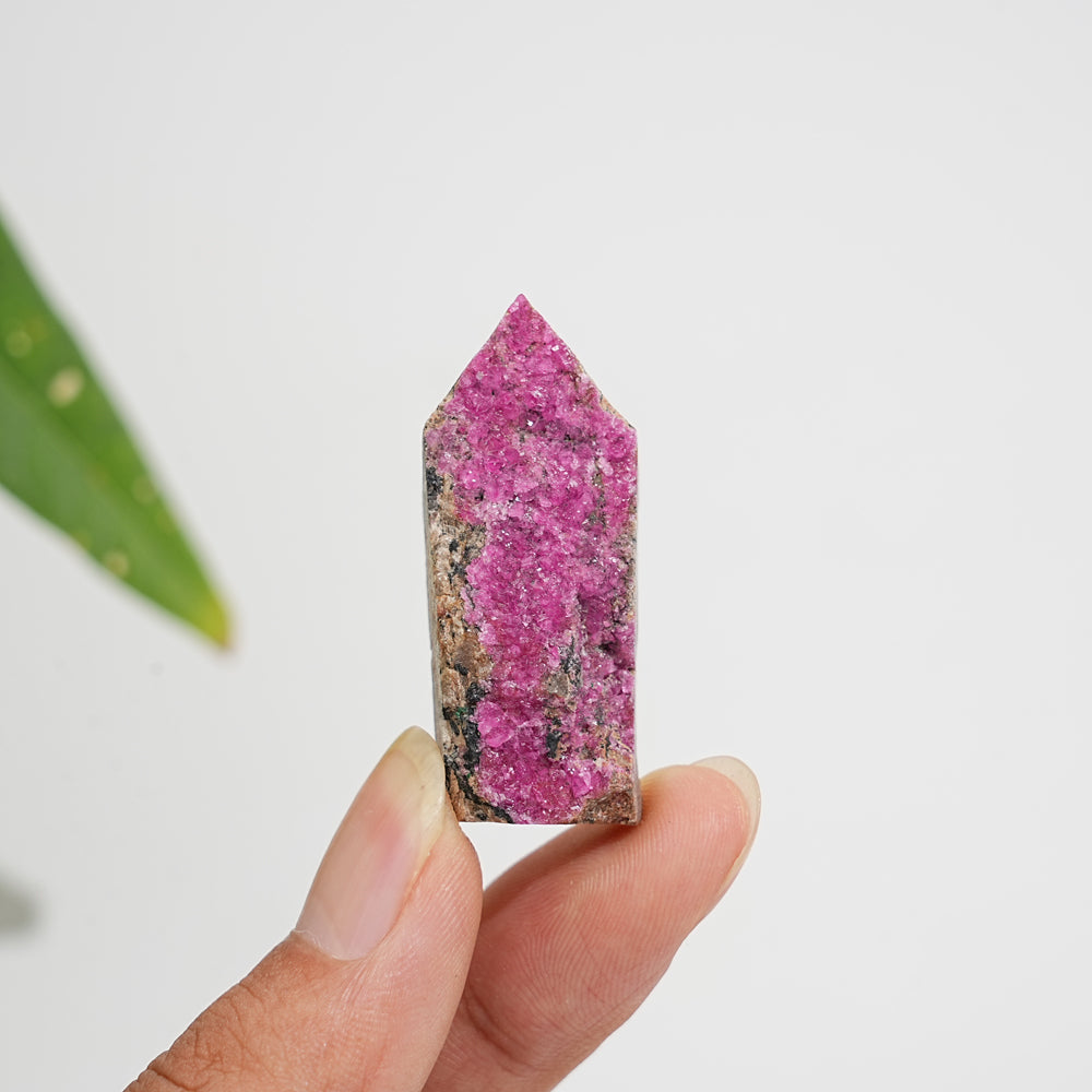 Natural Crystal Cobalt Calcite Freeform
