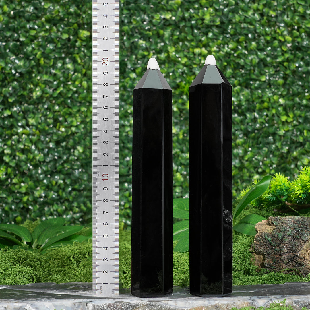 Natural Crystal Carving Obsidian Point