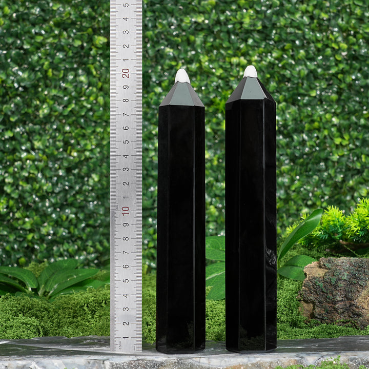 Natural Crystal Carving Obsidian Point