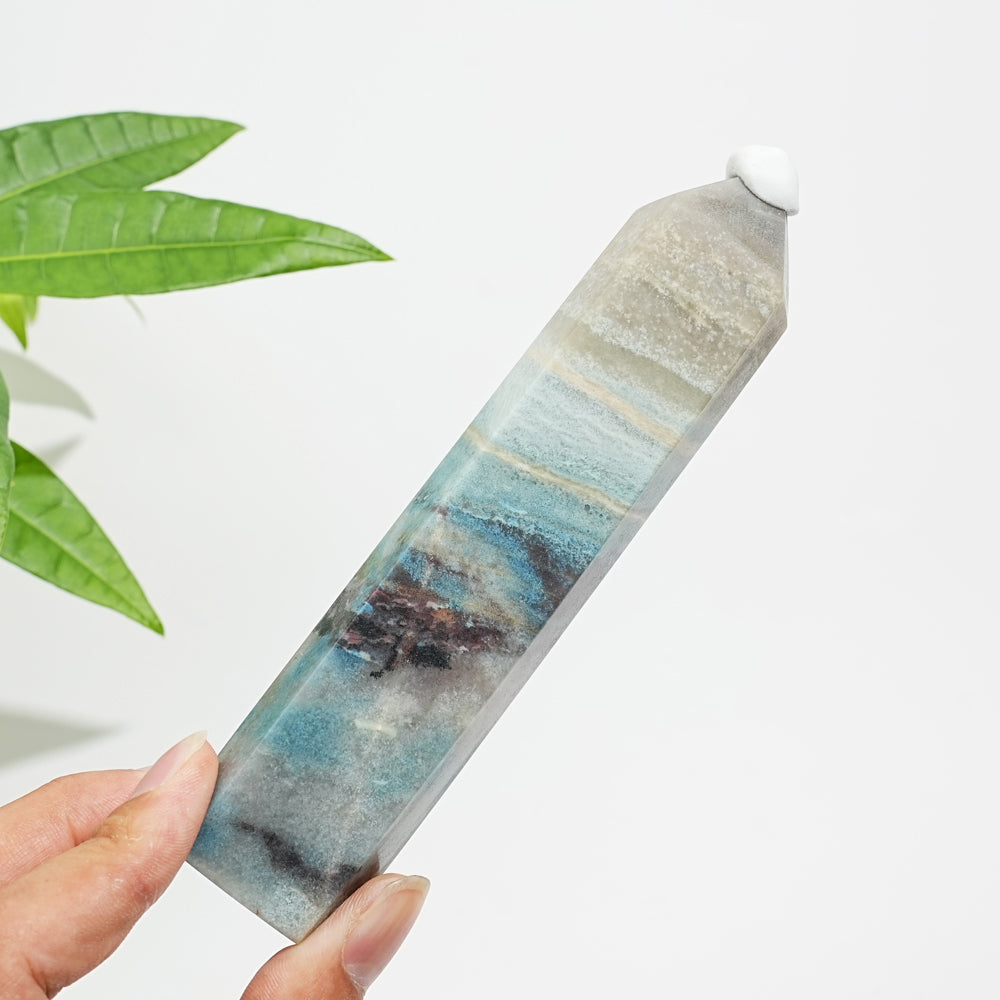 Natural Crystal Trolleite Point