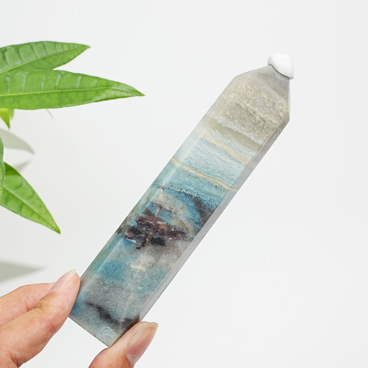 Natural Crystal Trolleite Point