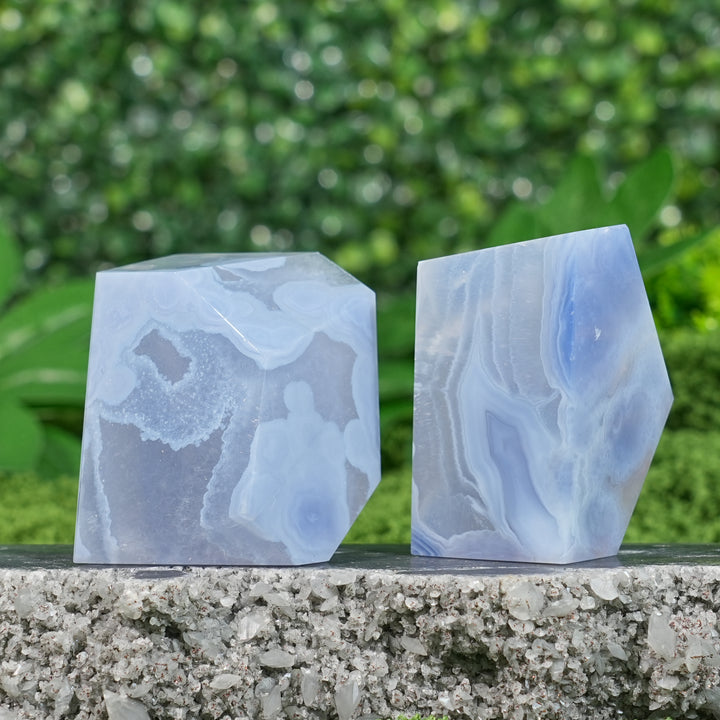 Unique, Natural Top Blue Agate Freeform