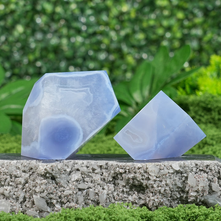 Unique, Natural Top Blue Agate Freeform