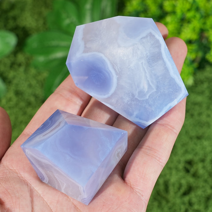 Unique, Natural Top Blue Agate Freeform