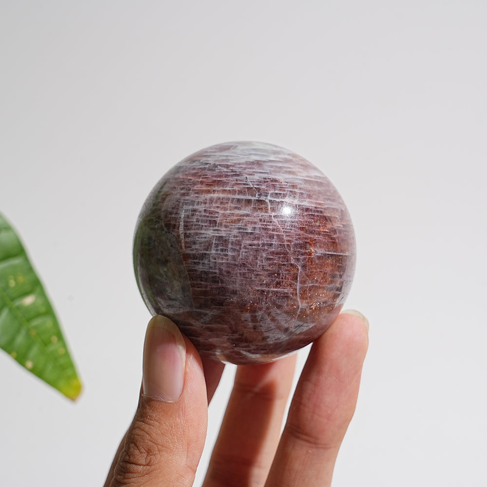 Natural Crystal Bloodshot Iolite Sphere