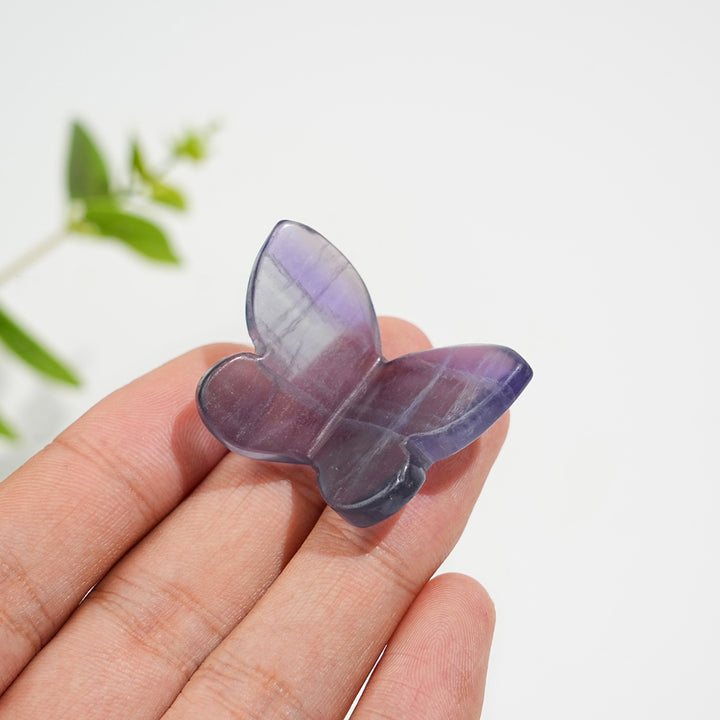 Natural Crystal Exquisite Butterfly Carving