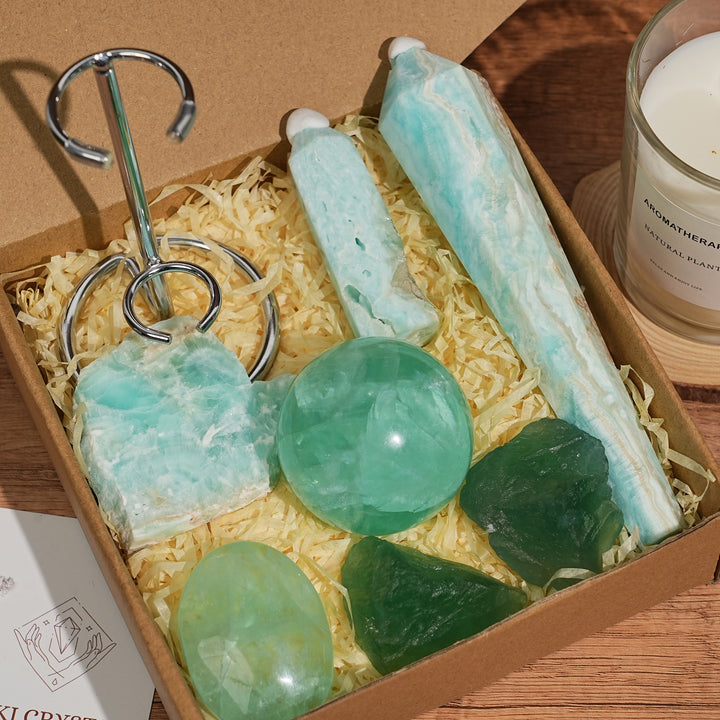 Super Value Natural Crystal Seven-Color Energy-Gathering Bundle