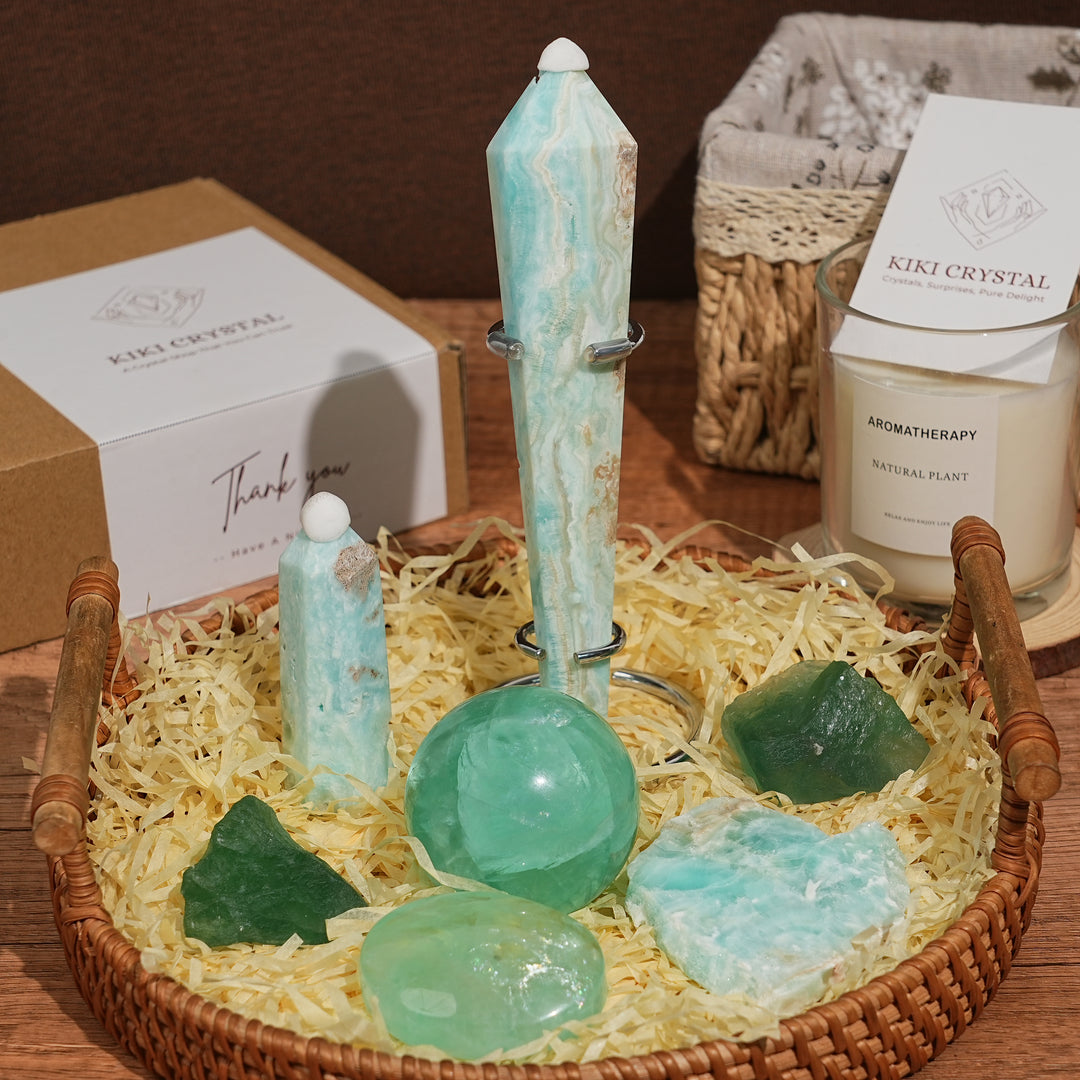 Super Value Natural Crystal Seven-Color Energy-Gathering Bundle