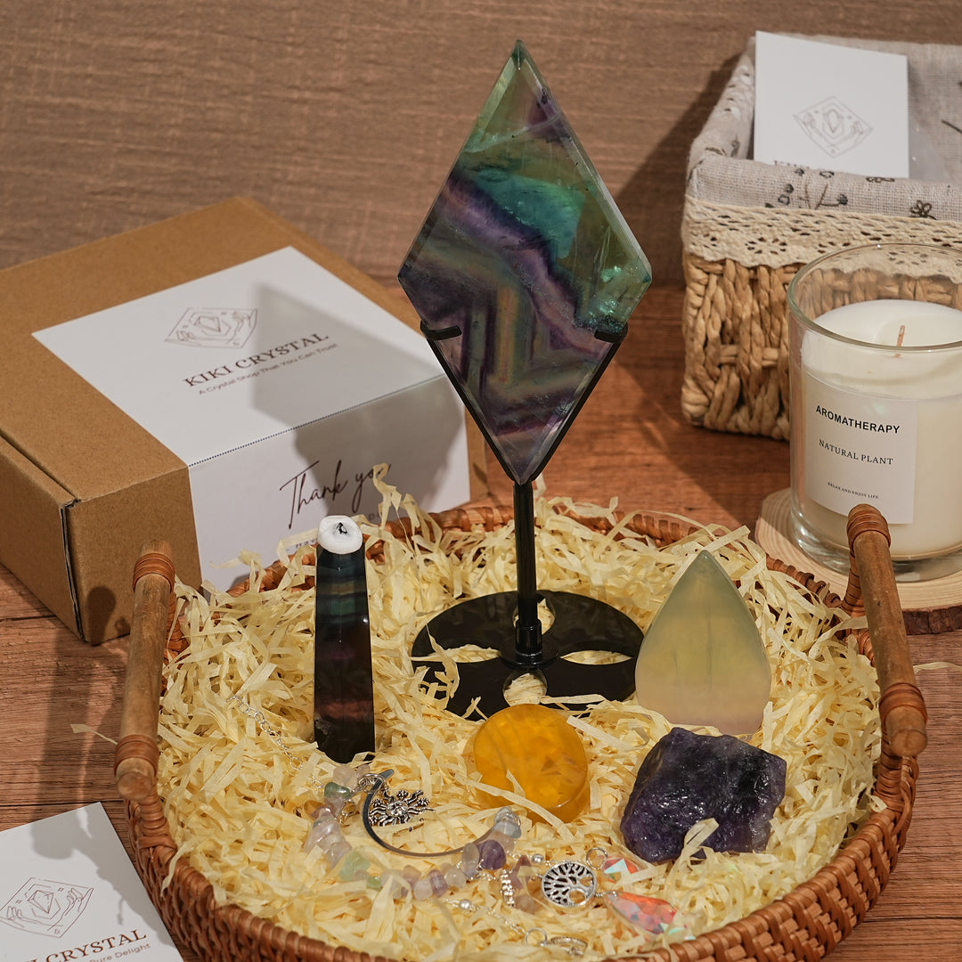 Super Value Natural Crystal Seven-Color Energy-Gathering Bundle
