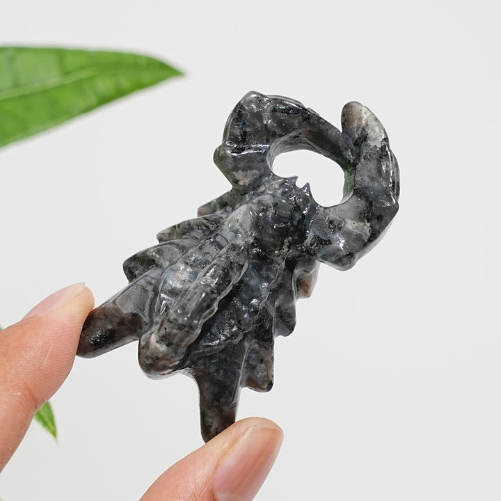 Natural Crystal Scorpion Carving
