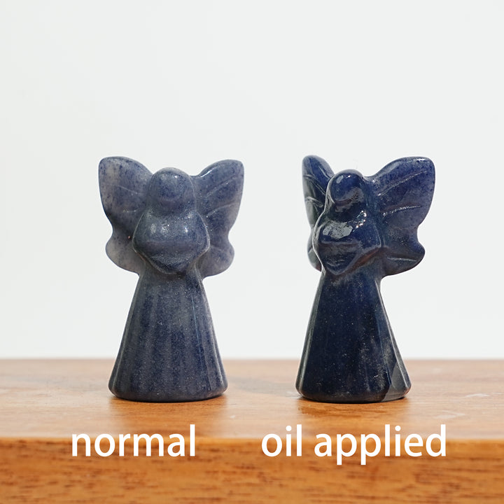 Natural Crystal Carving Mini Fairy