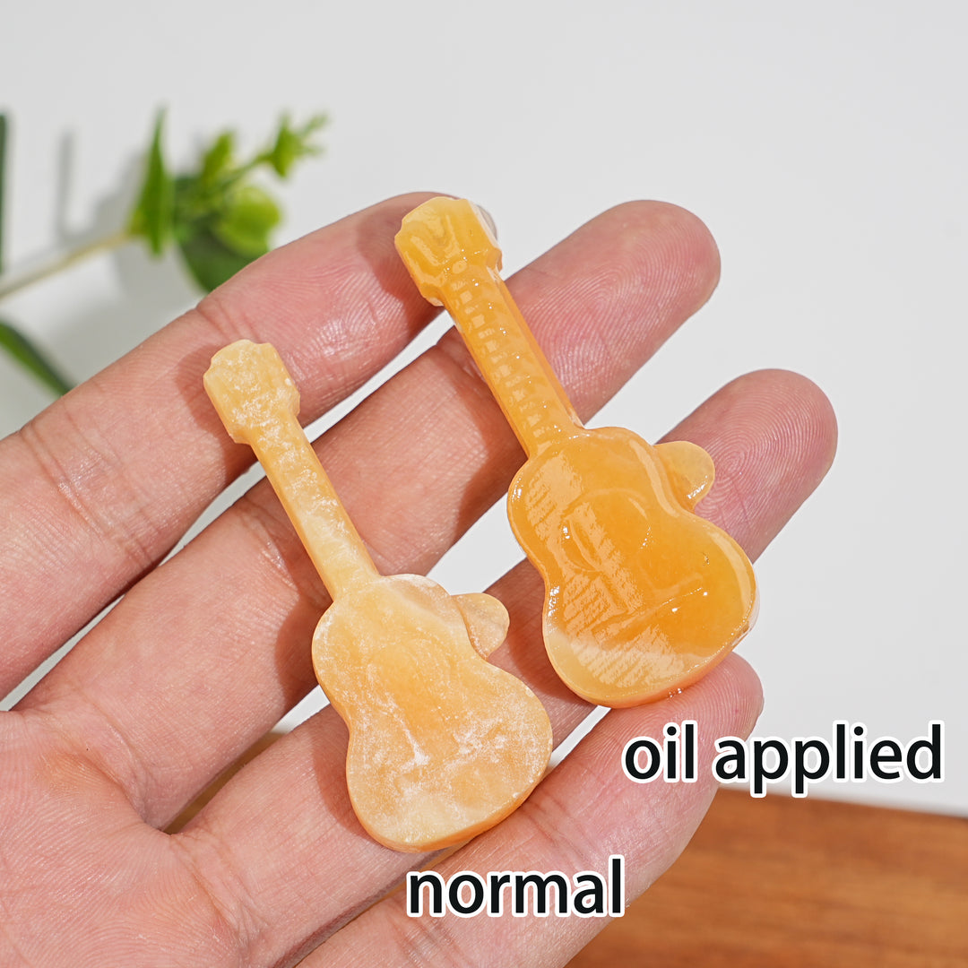 Natural Crystal Carving Guitar