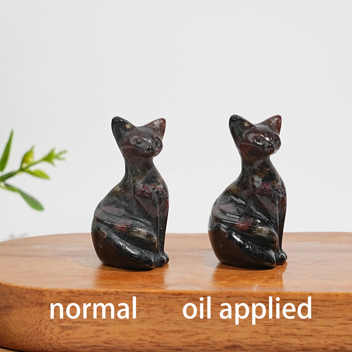 Natural Crystal Pixel Cat