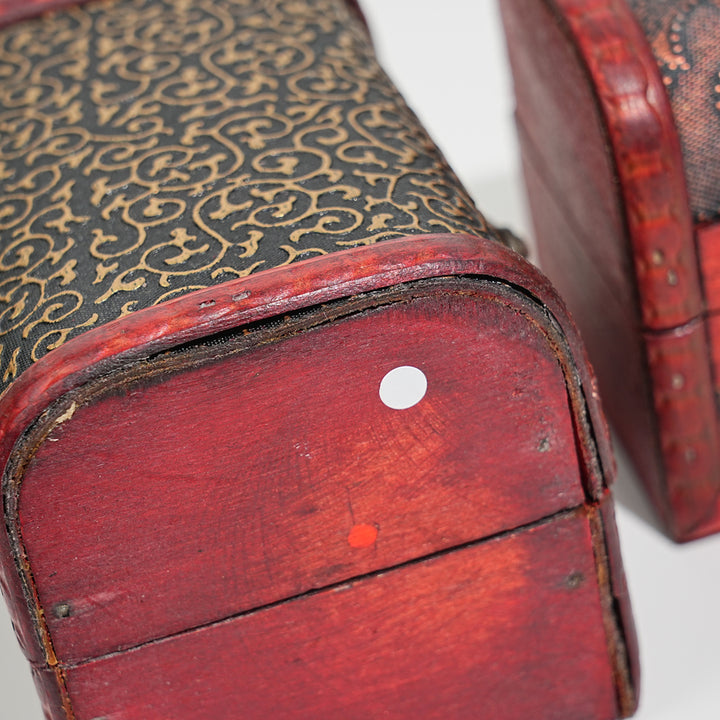 A Slightly Imperfect Vintage Wooden Crystal Storage Chest