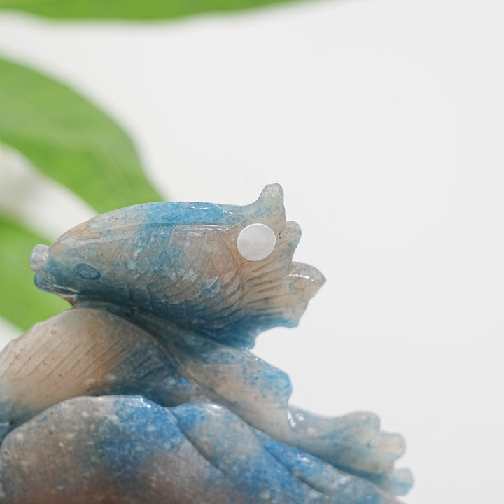 Unique,A Slightly Imperfect Natural Crystal Trolleite Underwater World Carving