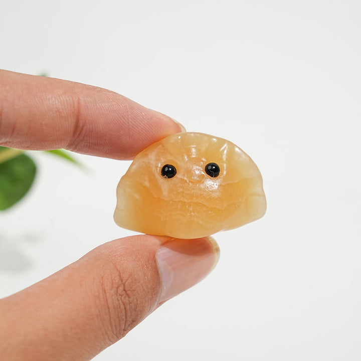 Natural Crystal Lovely Mini Dumpling Carving