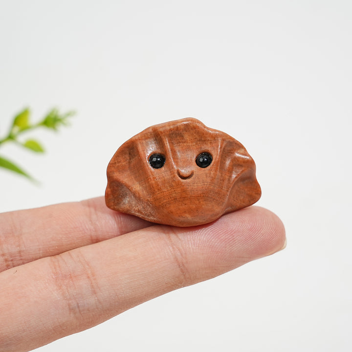 Natural Crystal Lovely Mini Dumpling Carving