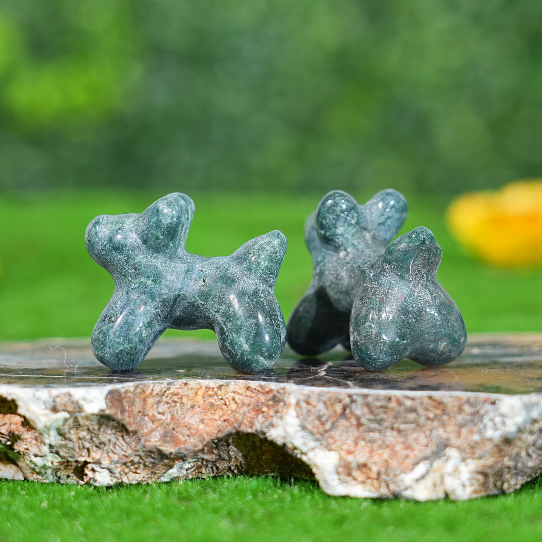 Natural Ocean Jasper Balloon Dog