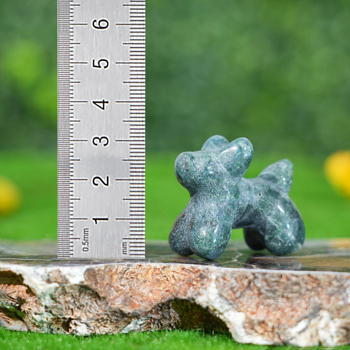 Natural Ocean Jasper Balloon Dog