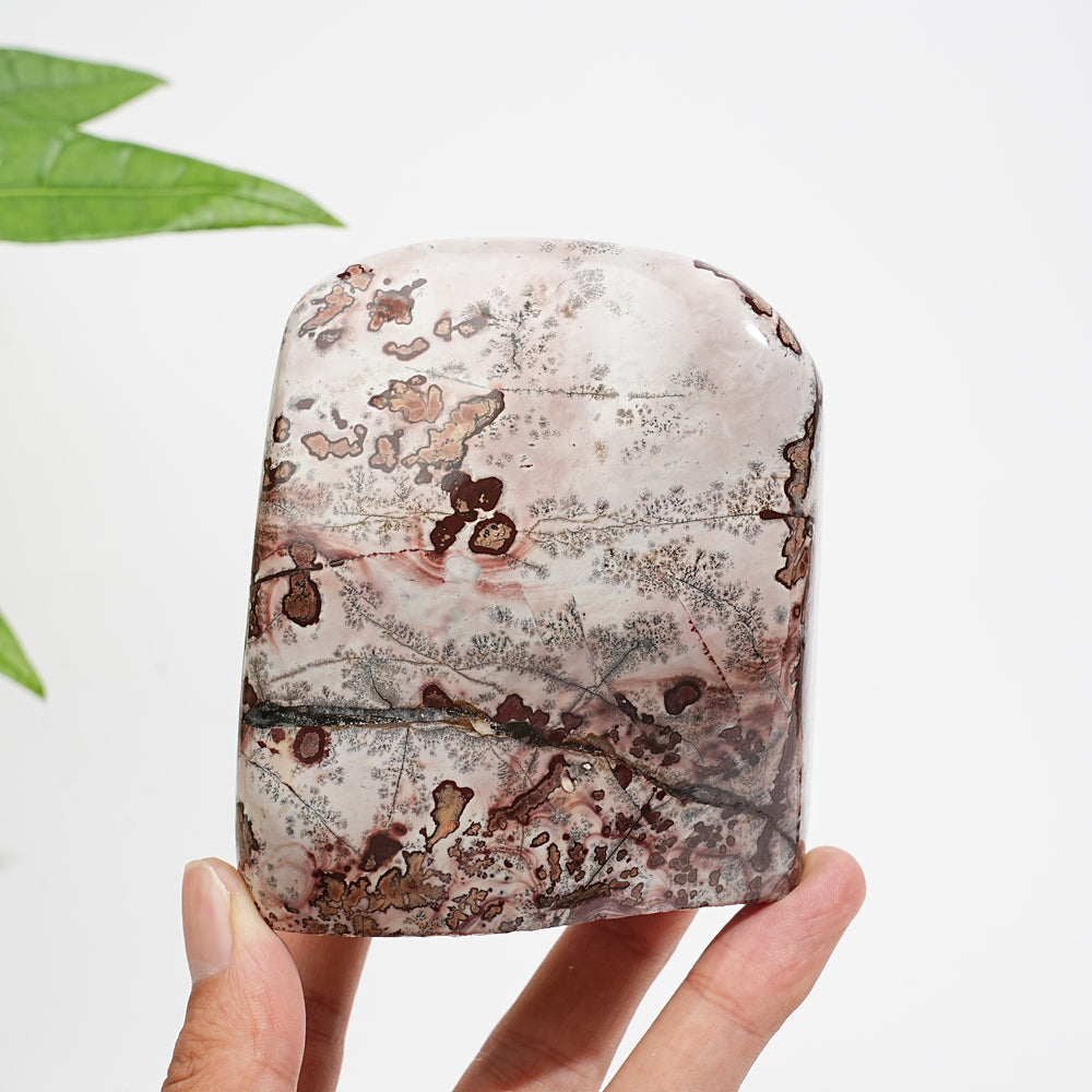 Unique,A Slightly Imperfect Natural Crystal Picture Jasper Ornament