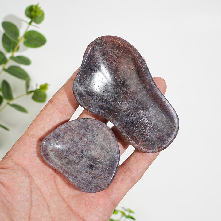 Unique,Natural Crystal Bloodshot Iolite Bowl