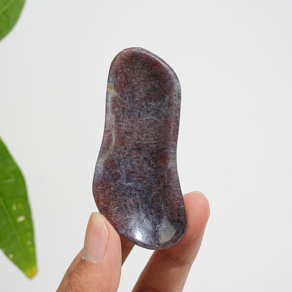 Unique,Natural Crystal Bloodshot Iolite Bowl