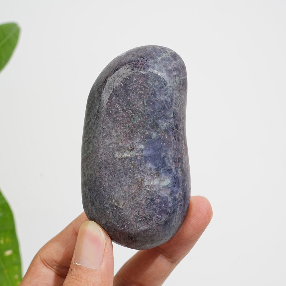 Unique,Natural Crystal Bloodshot Iolite Bowl