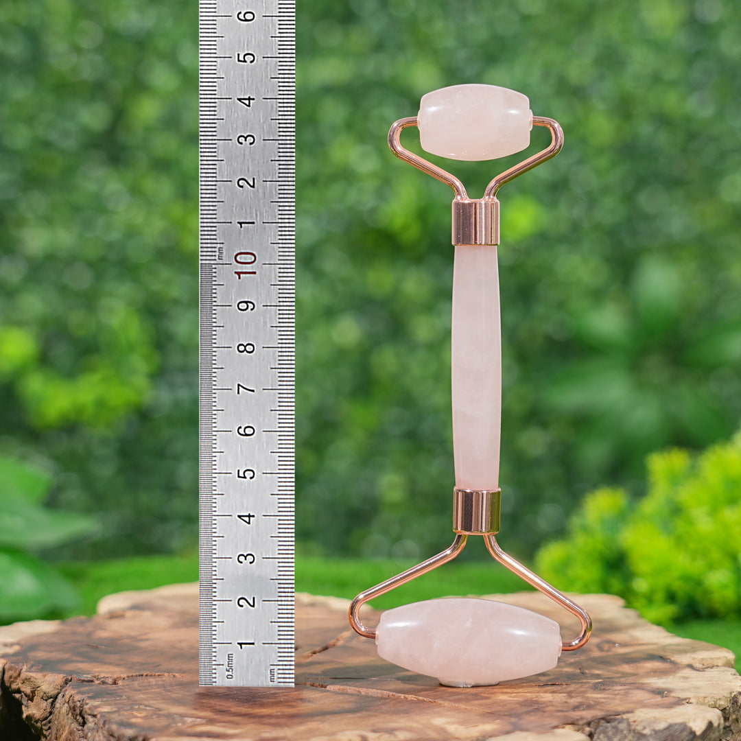 Natural Rose Quartz Massage Stick