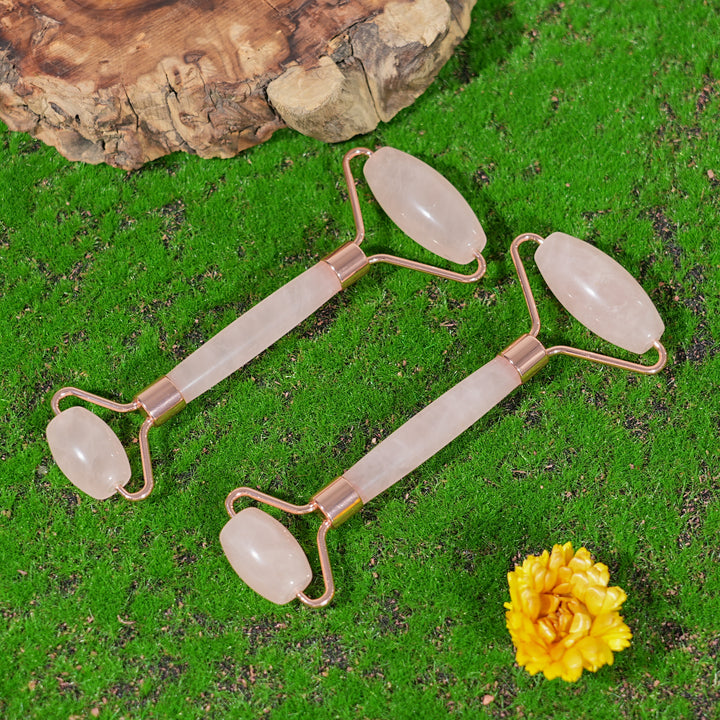 Natural Rose Quartz Massage Stick