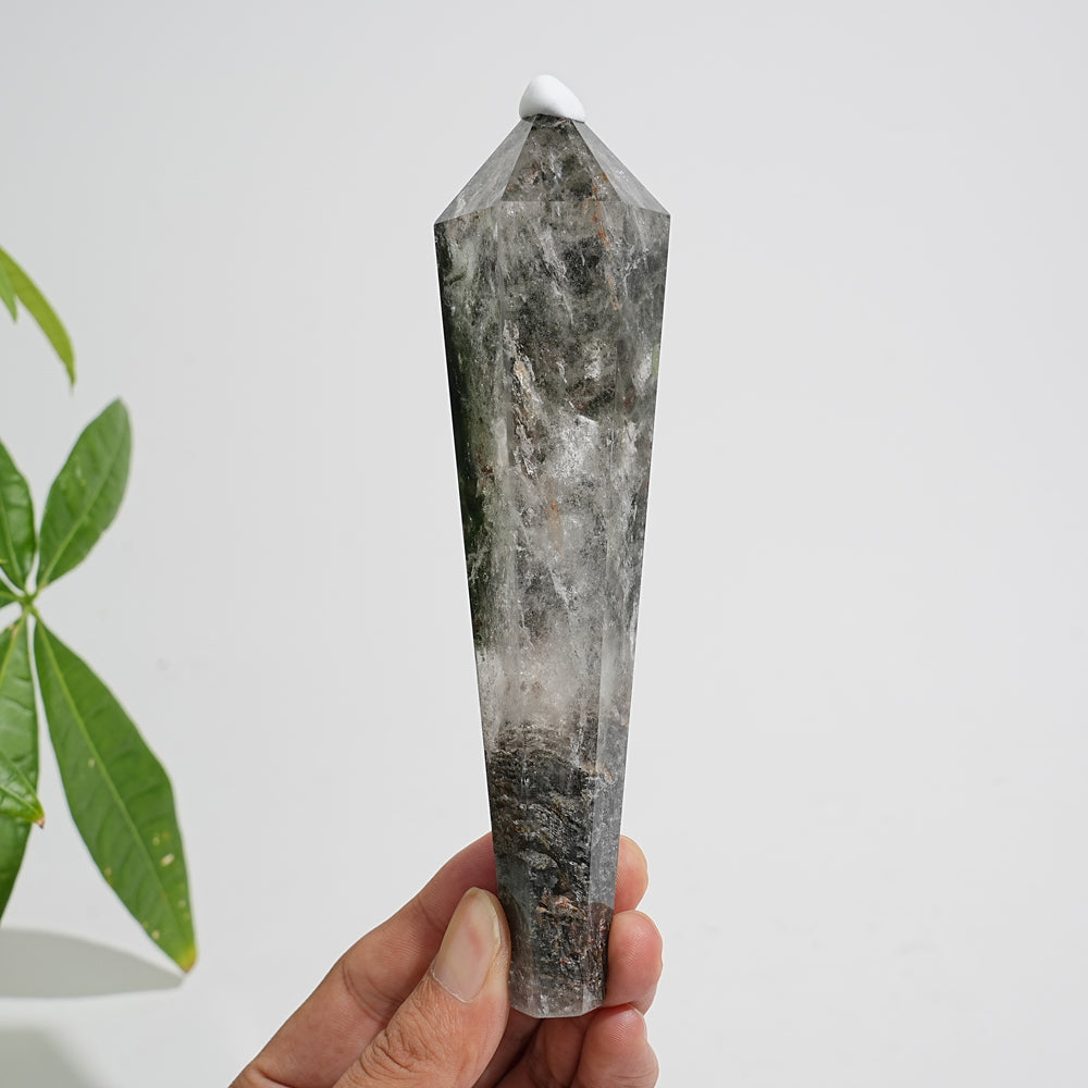Unique,Natural Crystal Garden Quartz Wand