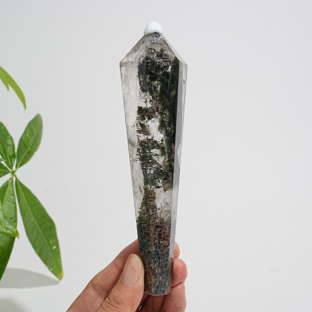 Unique,Natural Crystal Garden Quartz Wand
