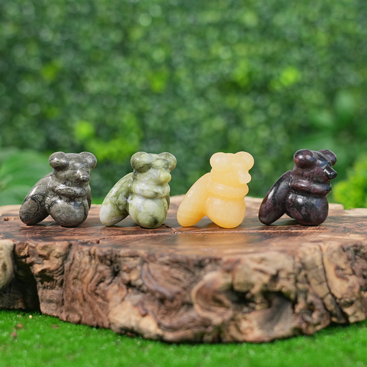 Natural Crystal Carving Housefly