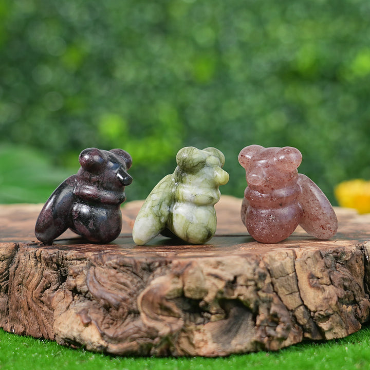 Natural Crystal Carving Housefly