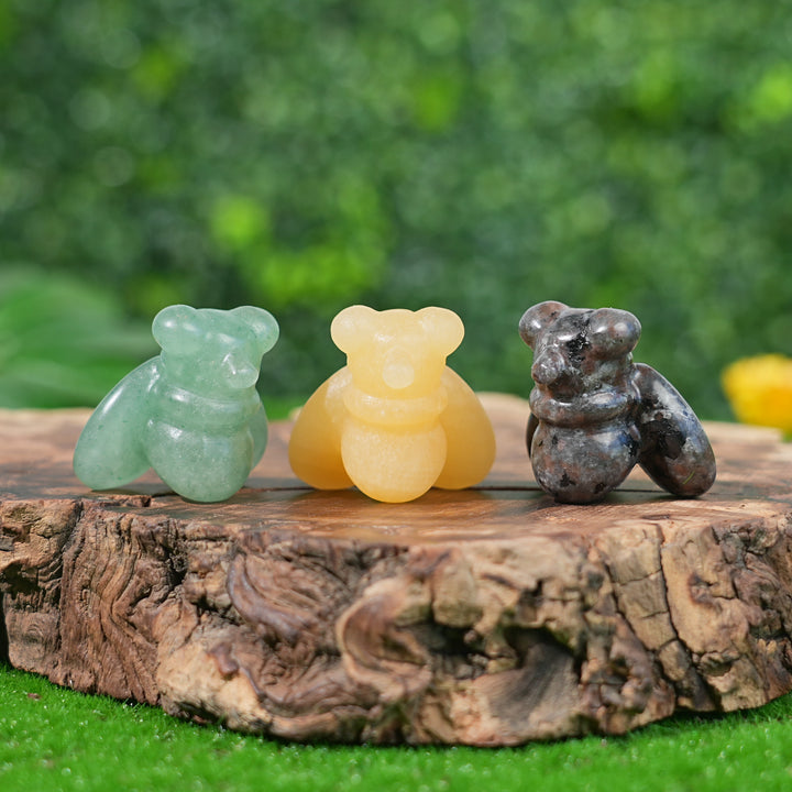 Natural Crystal Carving Housefly