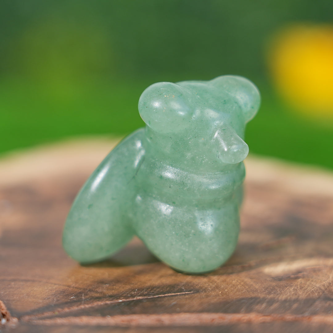 Natural Crystal Carving Housefly