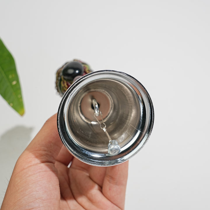 Unique,Natural Crystal Whimsical Witch Theme Magic Bell