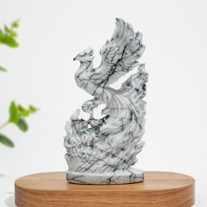 Natural Crystal Reborn Phoenix Carving