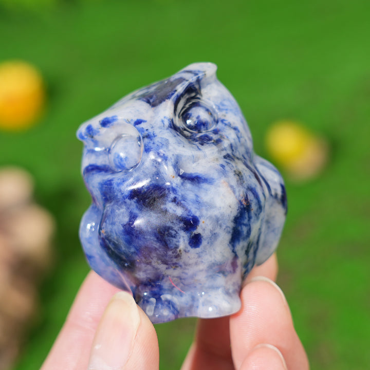 Natural Crystal Carving Owl