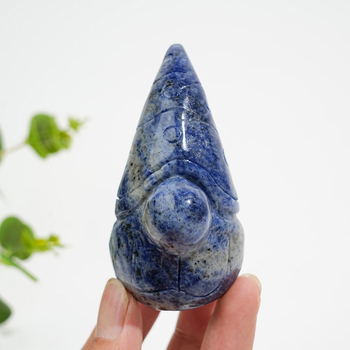Natural Crystal Whimsical Gnome Carving