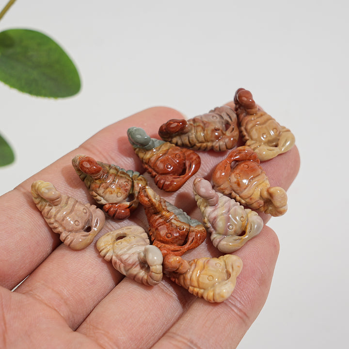 Natural Crystal Alashan Agate Scorpion