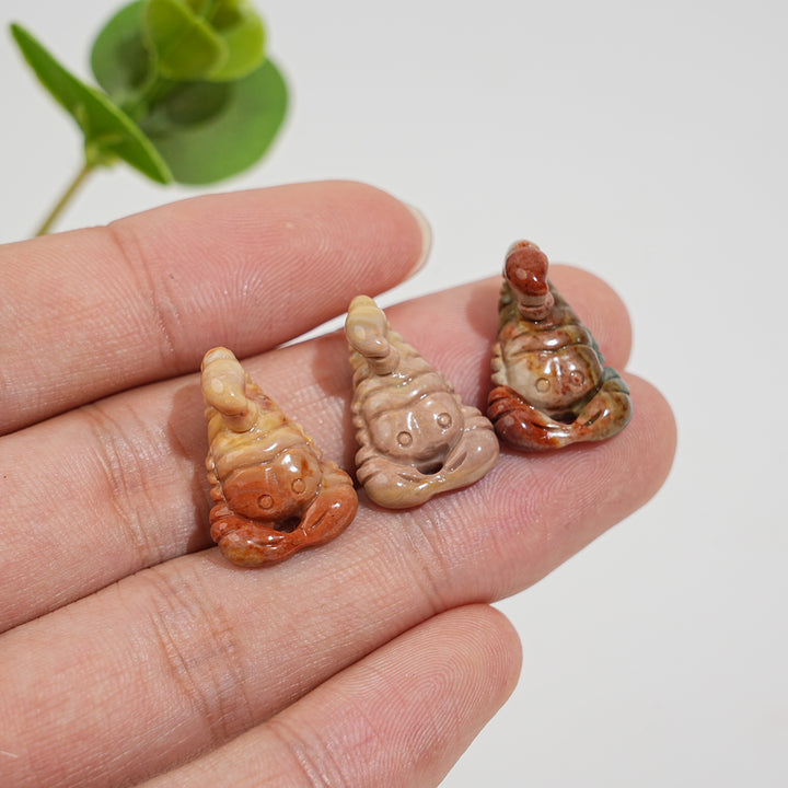 Natural Crystal Alashan Agate Scorpion