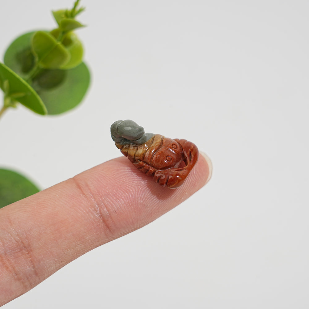 Natural Crystal Alashan Agate Scorpion