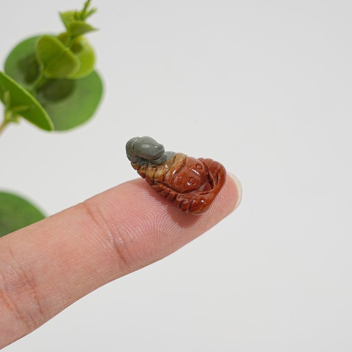 Natural Crystal Alashan Agate Scorpion