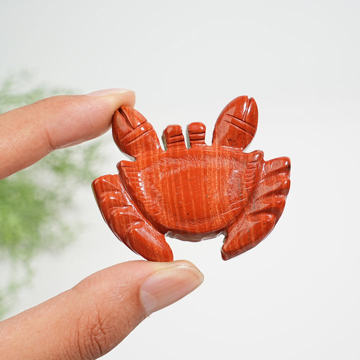 Natural Crystal Whimsical Crab Carving